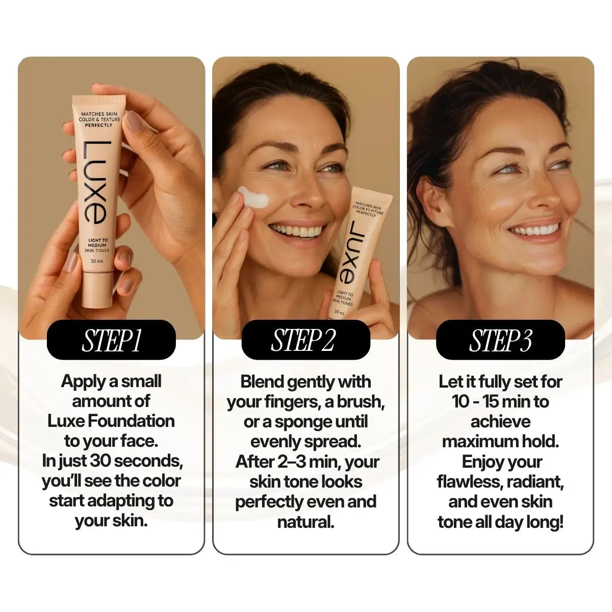 Luxe Color Changing Foundation – Medium